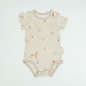 썬데이허그 데일리 유아 신생아 메쉬코튼 반팔 바디수트