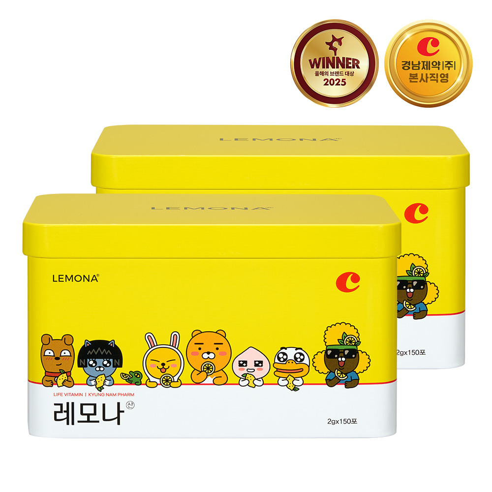 레모나산 비타민C 150포 x 2박스 - 카카오프렌즈