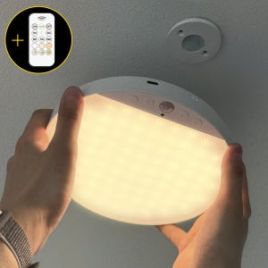 원형 대용량 센서등 LED 무타공 무선 천장 현관 충전식 파카이라이트