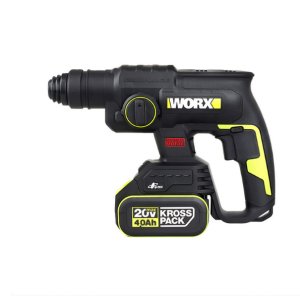 웍스 20V 충전 로타리해머드릴 SDS WU387 4.0AH 배터리 2개 세트