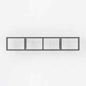 레이터 벽선반 CDDVD 850x160x100mm, 1단, 그레이 3022.6565