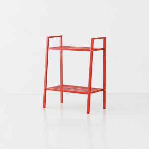 레이터 선반 600 넓은 2단 600x350x785mm, 2단, 레드 9282.4022