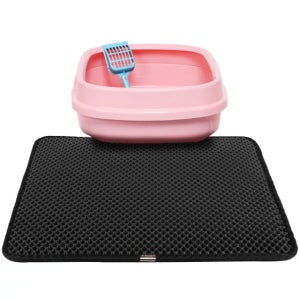 뽀시래기 고양이 모래매트 화장실 사막화방지 뽕뽕매트 대