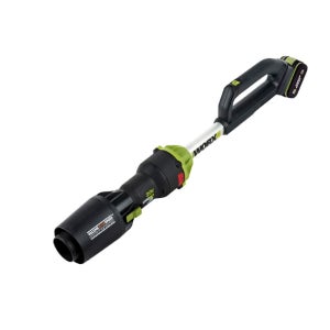 웍스 20V 충전 송풍기 WU231 4.0AH 배터리 1개 세트 핸드형 바닥청소 낙엽청소