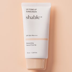 [5%할인/4,000원 추가할인] 샤블 UV 내츄럴 톤업 선크림 수분 혼합자차 자외선차단제 70ml, 2개