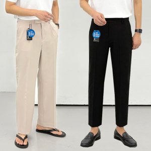 남자 여름슬랙스 링클프리 슬랙스 와이드 빅사이즈 정장바지