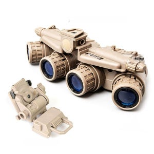 야간투시경 헬멧 장착 덤프 부품 훈련용 모형 망원경 샌드 패키지 2