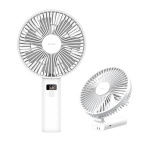 카프 BLDC 무선 휴대용 빅팬 16cm 손선풍기 KF-BigFan01 화이트
