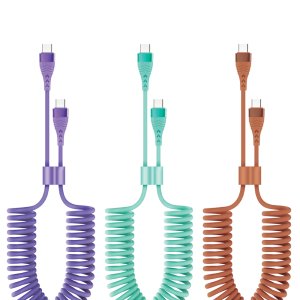 LAAON 초고속충전 스마트폰 태블릿 핸드폰 C타입 데이타전송 케이블 PD60W 2+2
