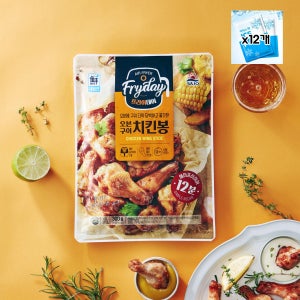 사조 대림선 Fryday 오븐구이치킨 치킨봉 닭봉 300g x 12개 대용량 (행사)