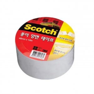 3M 스카치 종이 양면테이프/ 48mmx10m