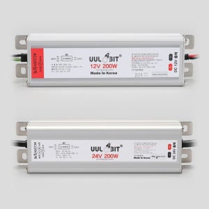 울빛 국산 방수 LED 안정기 200W DC12V/24V 조명 컨버터 SMPS 실내외겸용