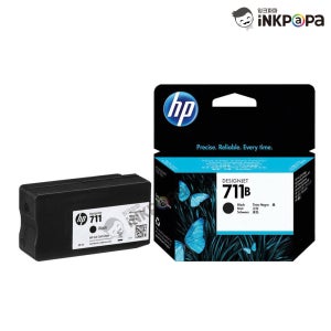 3WX00A (HP 711B) (CZ129A 후속모델) 정품잉크 검정 디자인젯 T120 T130 T520 T530