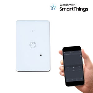 스마트싱스 IoT 전등스위치 - 홈 조명 리모컨지원 원격제어 불끄기 지그비 허브필수 1구