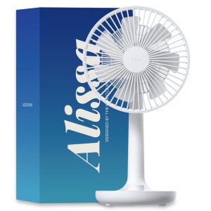 알리사 100단 프리미엄 탁상용 선풍기 무선 무소음 책상 사무실 데스크 캠핑 소형 USB