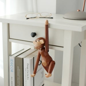 북유럽풍 우드 원숭이 인형