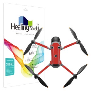 힐링쉴드 DJI 매빅4 프로 레드 외부보호필름 세트