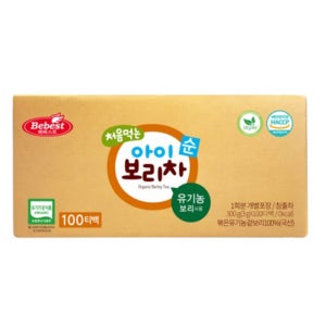 돌아기 보리차 신생아 아기 유아 보리차 티백 100티백
