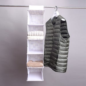 옷장 걸이 5단 수납함