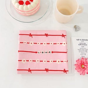 러브스트라이프 DTP프린팅 40수 면원단 러브리본 SL857