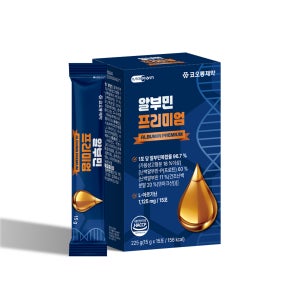 코오롱제약 마시는알부민 프리미엄 영양제 고함량 난백 실크 알부민 골드 액상 15ml 15포