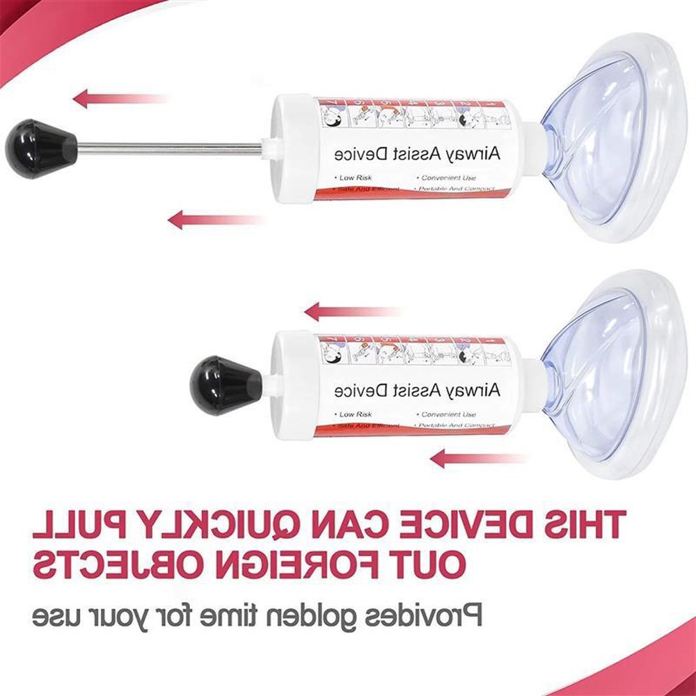 하임리히법키트 도구 <b>처치</b> 교육 기구 기도 장비 호흡 XXXL 2 Masks Set