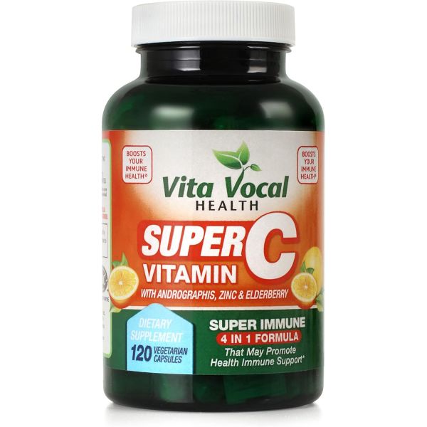 비타민 C 아연 엘더베리 <b>안드로그라피스</b> 콤보 120VG 캡