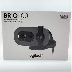 로지텍 브리오 100 웹캠 줌 PC 컴퓨터 BRIO 화상 카메라 내장마이크 병행