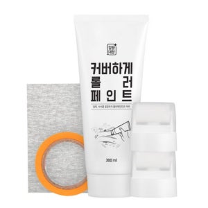 보수용 커버 롤러 벽면용 간편한 보수 페인팅 도구 롤링 페인트 롤러봉 세트