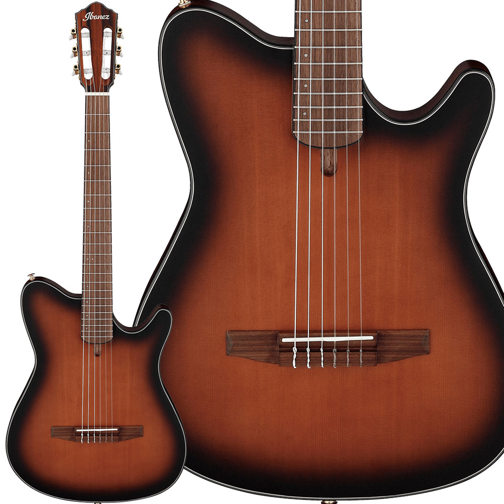 Ibanez 아이바네즈 Ibanez 어쿠스틱 기타 브라운 선버스트 플랫 FRH10N-BSF