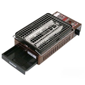 야끼화로 야끼니꾸 꼬치구이 그릴 야외 캠핑 국산 바베큐그릴그릴망바베큐팬 세트