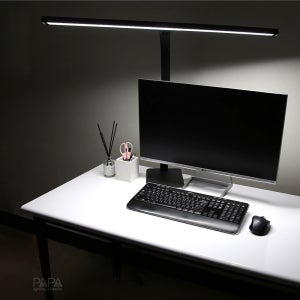 수험생 공부 LED독서등 책상조명 전등 밝기조절 학생 독서실 스탠드 블랙
