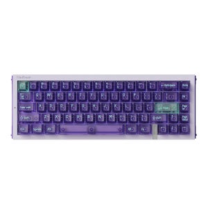 MelGeek 멜긱 REAL67 래피드 트리거 자석축 게이밍 키보드 포타슘 퍼플, TTC RGB KOM 성심축