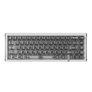 MelGeek 멜긱 REAL67 래피드 트리거 자석축 게이밍 키보드 칼슘 그레이, TTC RGB KOM 성심축