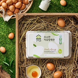 [26년 2월 24일 이후 순차출고][슈퍼적립][난각번호 1번/네이버 단독] 상하농원 꼬소한 자유 방목 무항새제 유정란 15구 2세트 (총 30구)_냉장