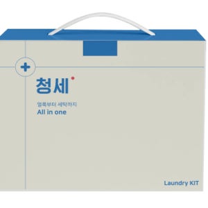 청춘생활 세탁 선물세트 - 셀프 홈 드라이 클리닝 중성 세탁 세제 (신생아,유아 겸용)