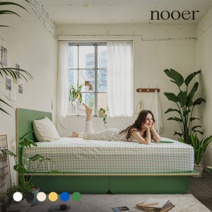 누어 룬드 싱글 슈퍼싱글 헤드 수납형 파운데이션 침대 프레임 매트리스 세트