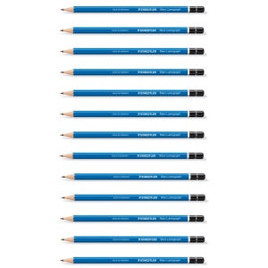 스테들러 마스 루모그라프 파란 연필 100 6H