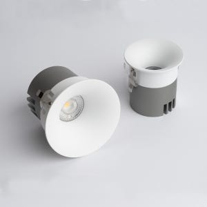 포유 LED 75MM COB 커브드 8W 다운라이트 안티글레어 DC 타입 매립등