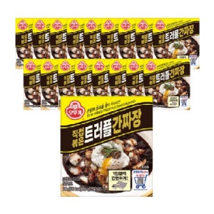 오뚜기 직접볶은 트러플 간짜장 고형 106G 18개