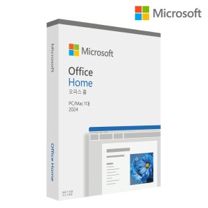 한국정품 MS 오피스 2024 가정용 Home 패키지 PKC 한글 제품키 영구사용 윈도우 맥용