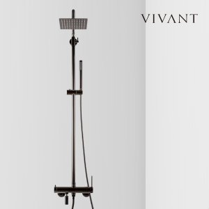VIVANT VA4001(CB) 콜드블랙 해바라기 레인샤워기