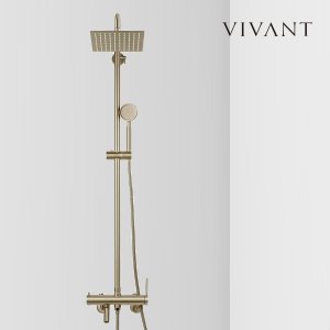 VIVANT VA4001(CG) 샴페인골드 해바라기 레인샤워기