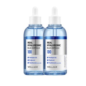 웰라쥬 리얼 히알루로닉 히알루론산 블루 100 앰플 60ml, 2개