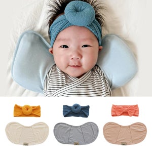 키즈웍 3초 모달 스와들 업 다운 신생아 속싸개 나비잠 국내산 파우치 베넷 저고리 헤어밴드 세트 싱글세트 화이트S