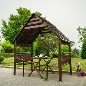 에이라인 스툴 벤치 2인용 원목 카페 공원 정원