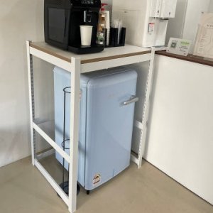 전자레인지 1단 로보락 선반 1100 500 600 주방 실험실 스탠드 베란다 조립식 캠핑장 중량선반 렌지대제작