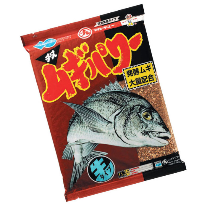 마루큐 감성돔 입질의욕을 높여주는 무기파워 2.4kg 1봉 파우더 집어제 밑밥 보리