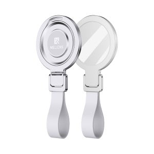 멜리언스 듀얼 마그네틱 맥세이프 메탈 링홀더 핸드폰 자석거치대 그립 스트랩 톡 프로 실버