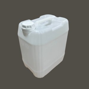 대용량 말통 20L 직사각 반투명 백색 HDPE 플라스틱 용기 뚜껑 포함 (물통, 베이스통, 세제통 등)
